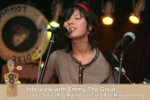 Emmy The Great interview, conducted by Roy Marmelstein and Rob Miles for Platforms Magazine